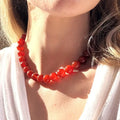 BEADED CARNELIAN NECKLACE