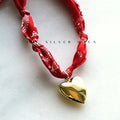 BANDANA HEART NECKLACE